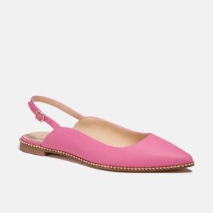 New Coach Pink Flat Shoes
